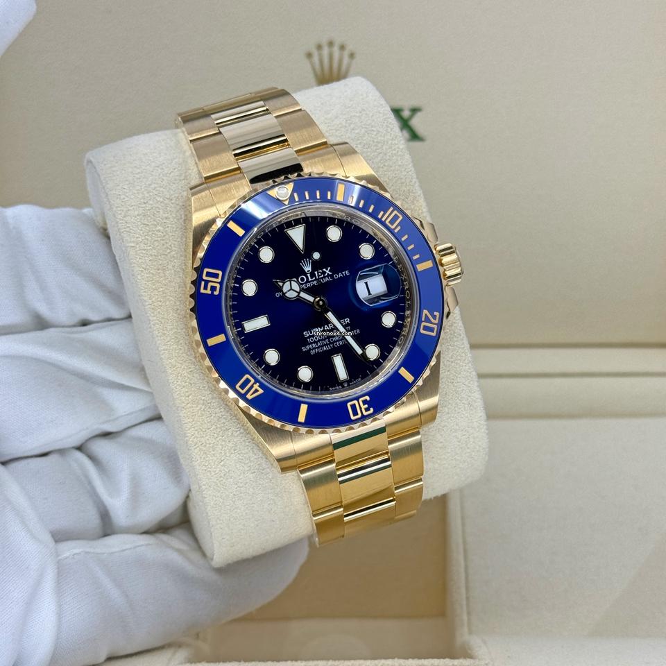 Rolex | Submariner | 126618LB | Yellow gold | 41 x 40 mm | Yellow gold | Blue | Automatic