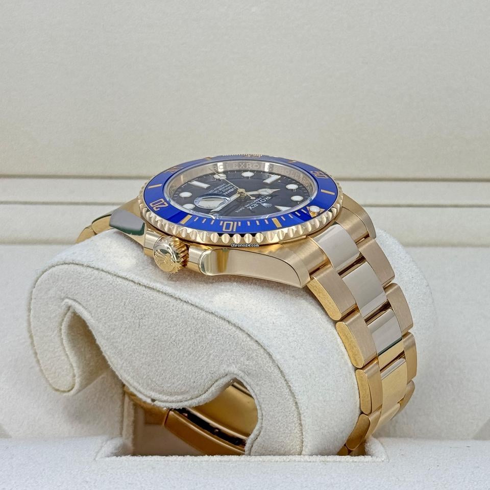 Rolex | Submariner | 126618LB | Yellow gold | 41 x 40 mm | Yellow gold | Blue | Automatic