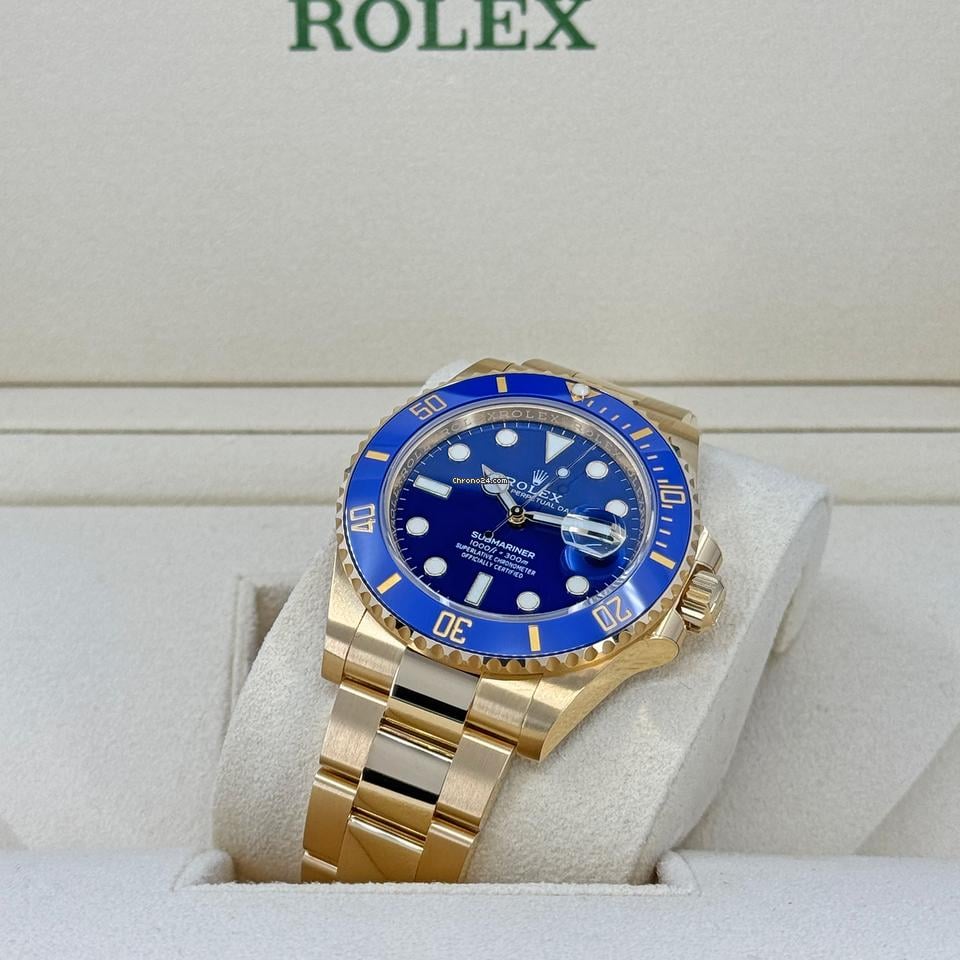Rolex | Submariner | 126618LB | Yellow gold | 41 x 40 mm | Yellow gold | Blue | Automatic