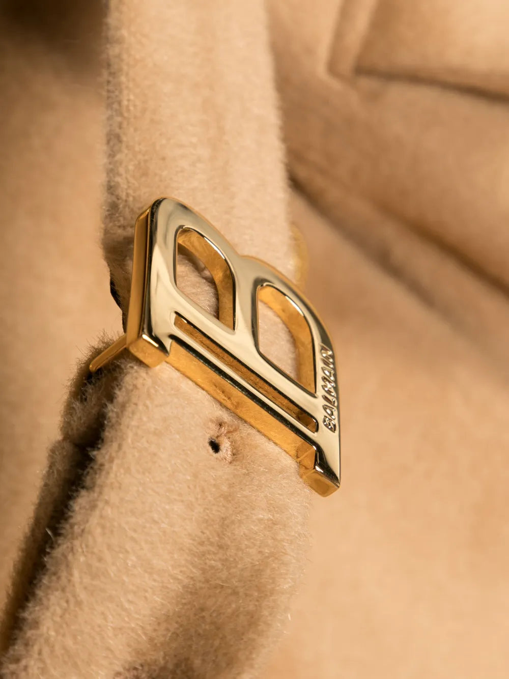 double-breasted wool coat