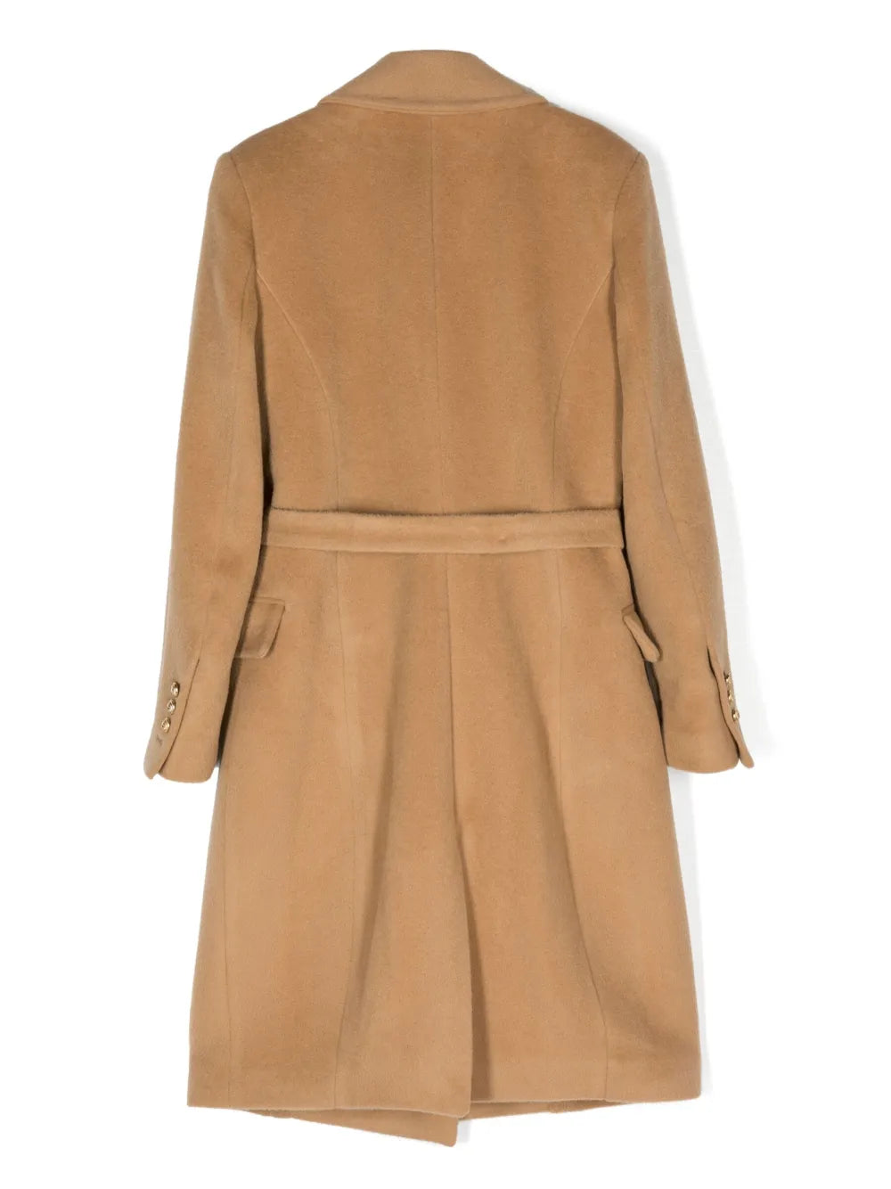 double-breasted wool coat