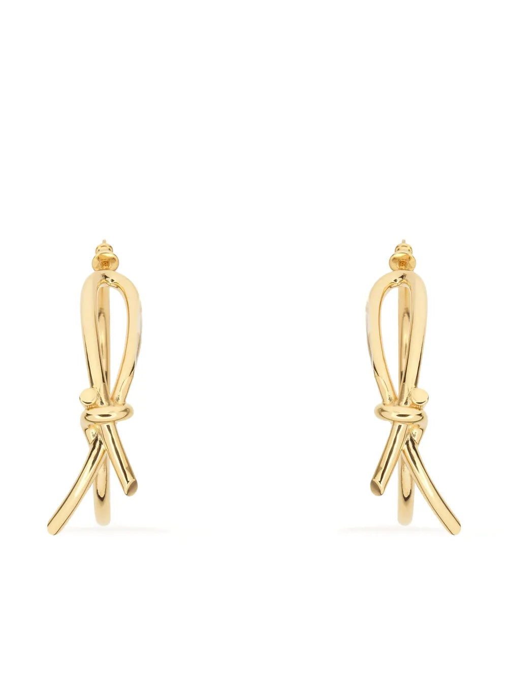 asymmetric bow earrings