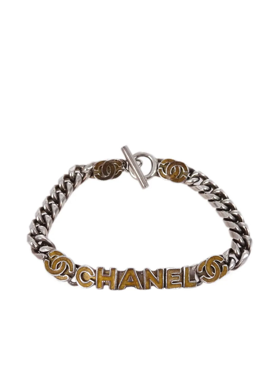 2000 logo-lettering chunky bracelet