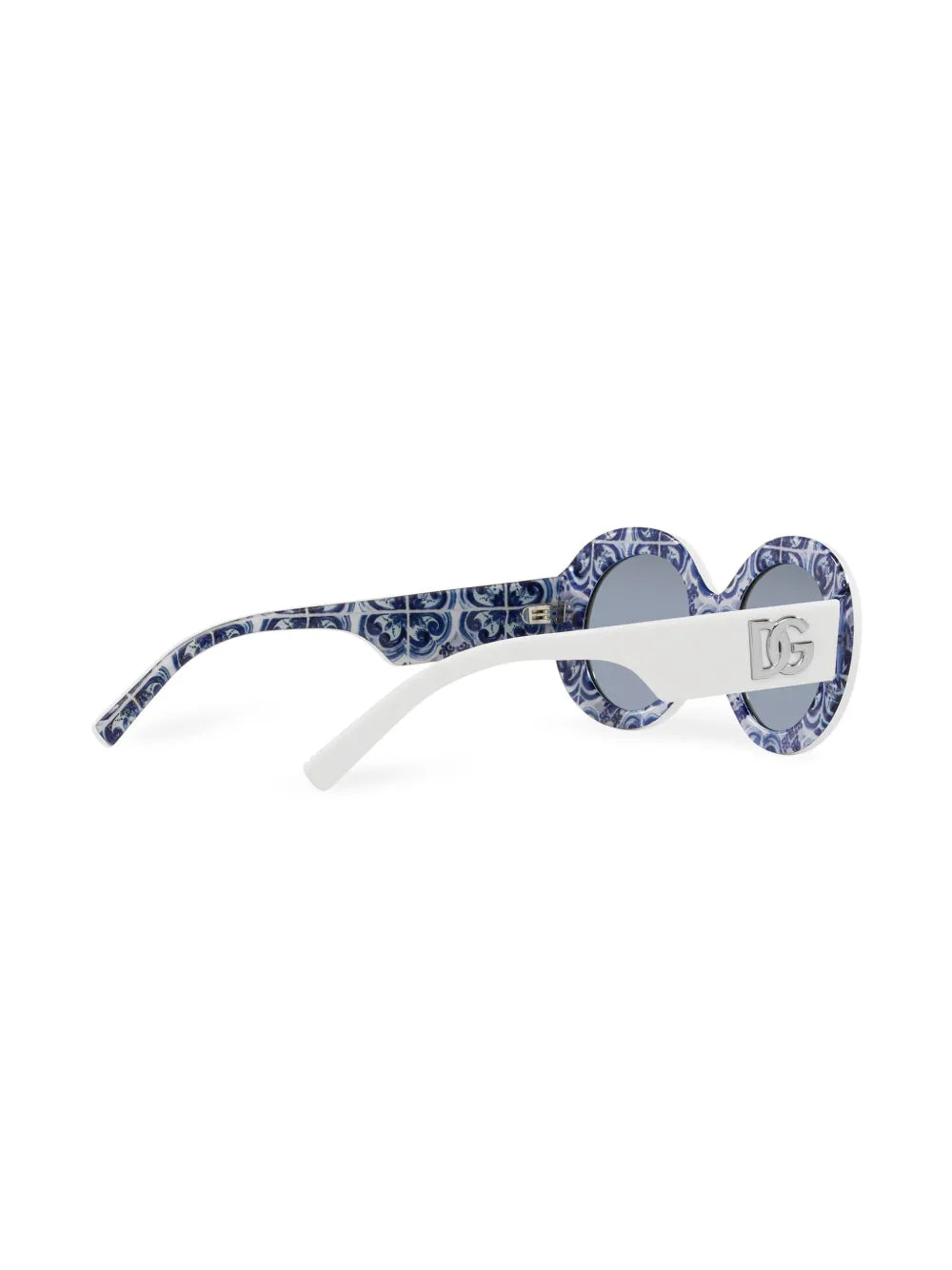 logo-embossed round-frame sunglasses