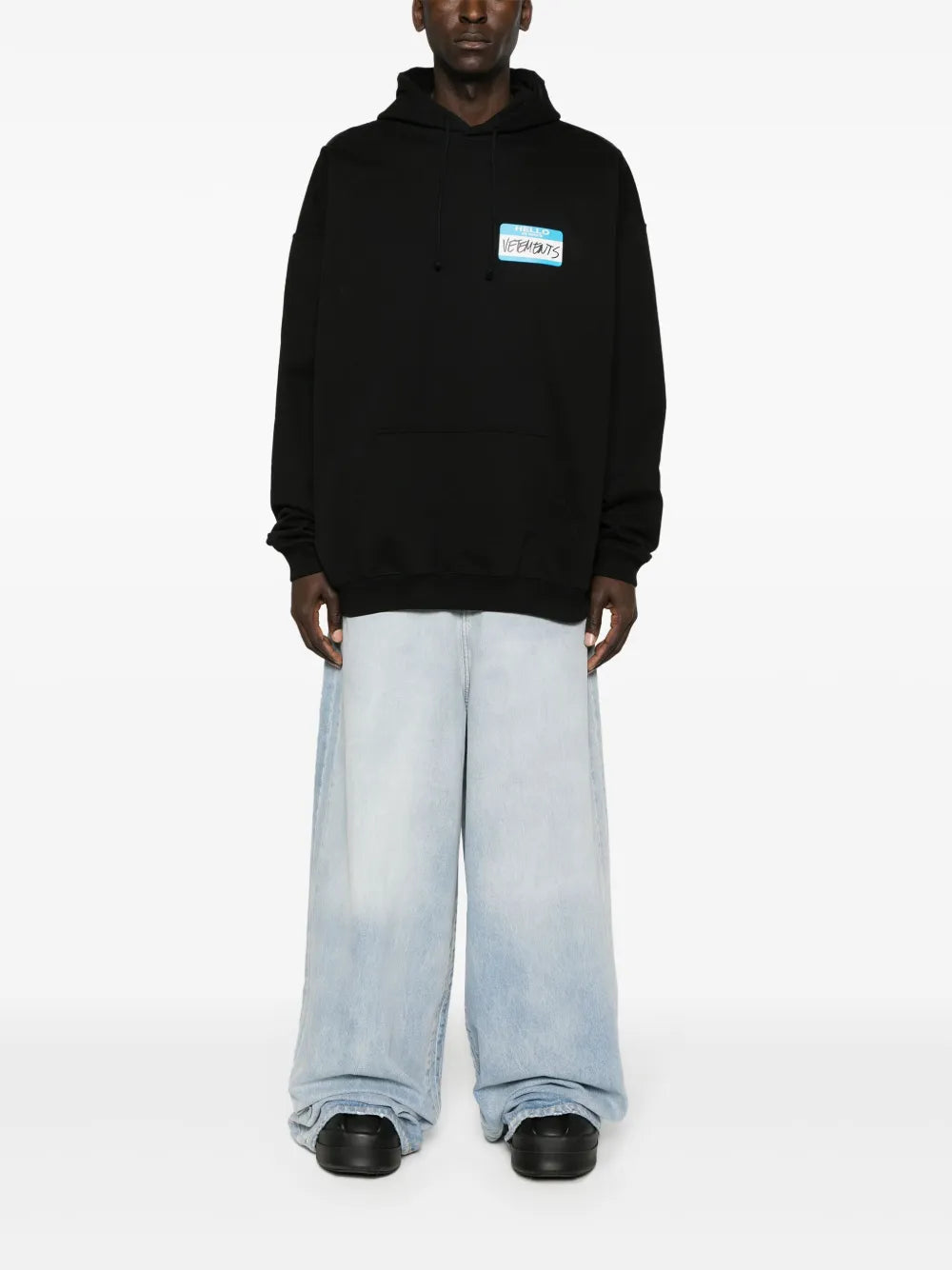 Name-tag printed Hoodie