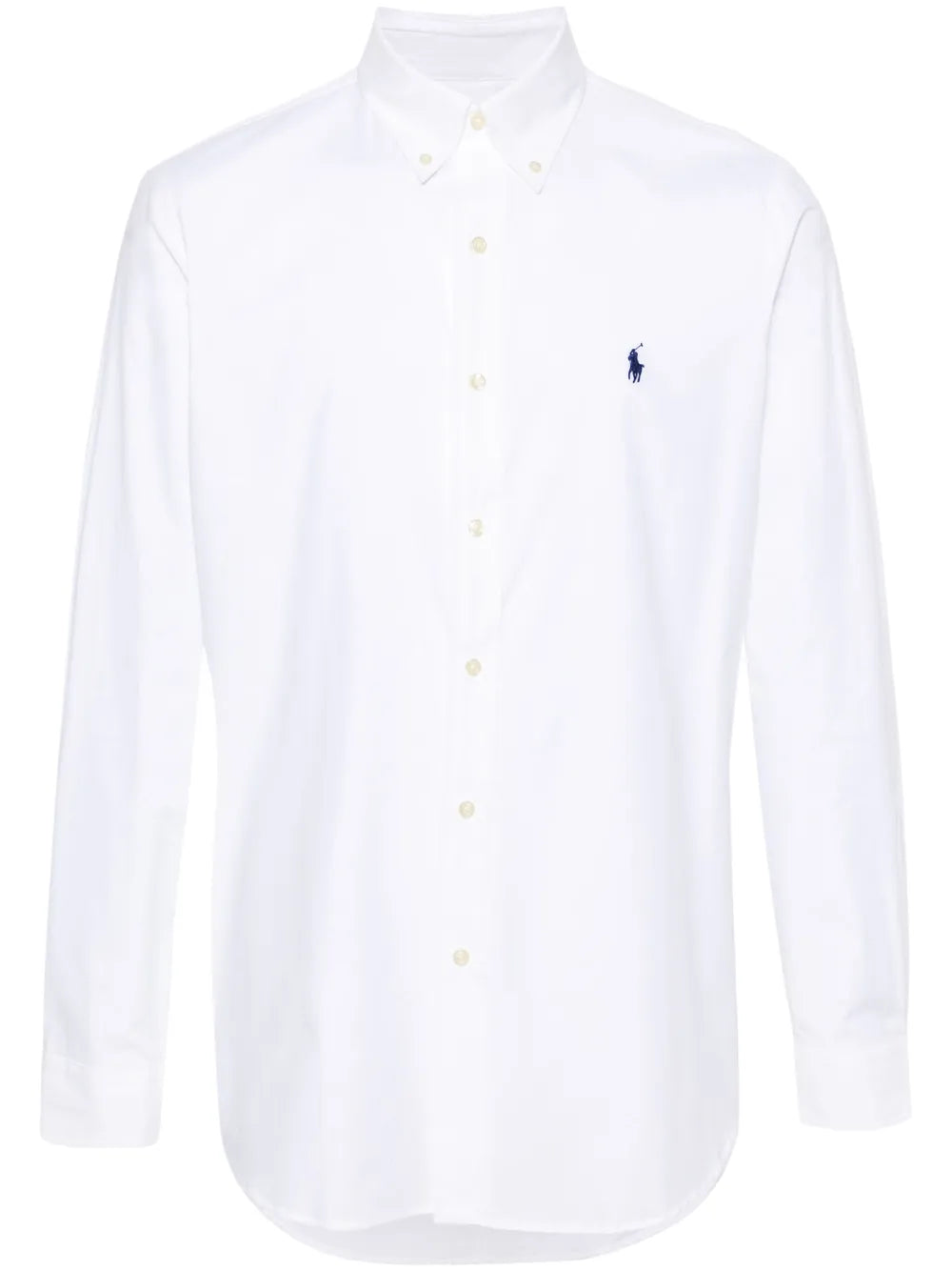 Polo Pony-embroidered poplin shirt