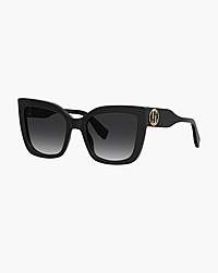 Marc Jacobs Marc Jacobs The J Marc Square Sunglasses Black Black