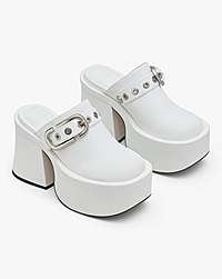 Marc Jacobs Marc Jacobs The J Marc Leather Clog White White