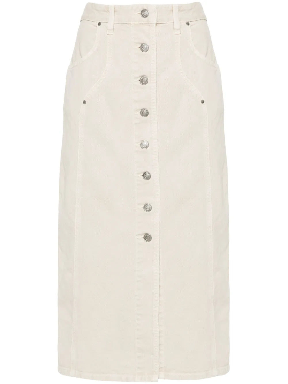 Vandy denim midi skirt