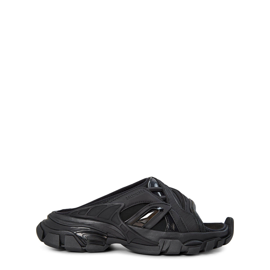 Track Slide Flat Sandals