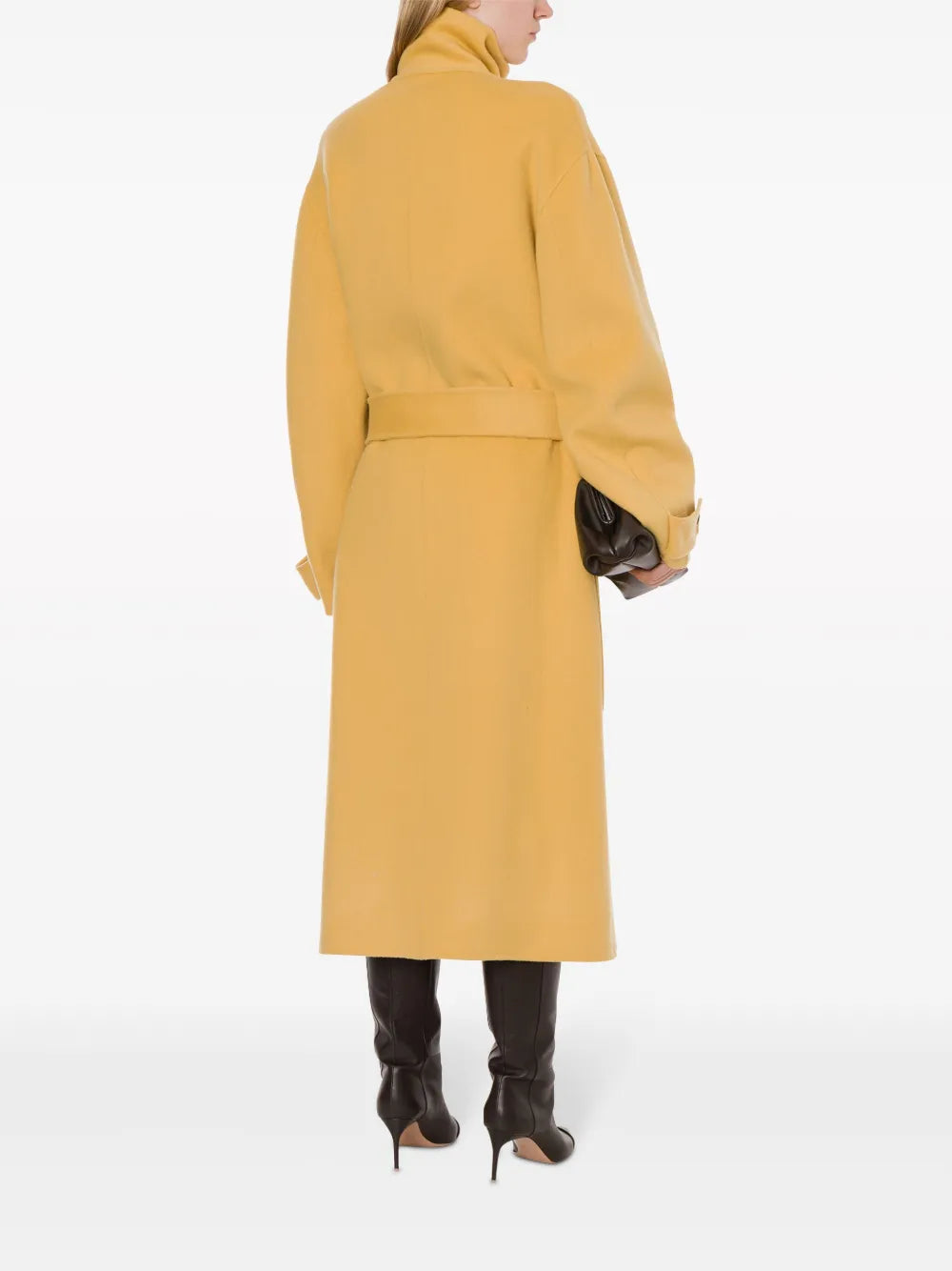 double-breasted wool coat