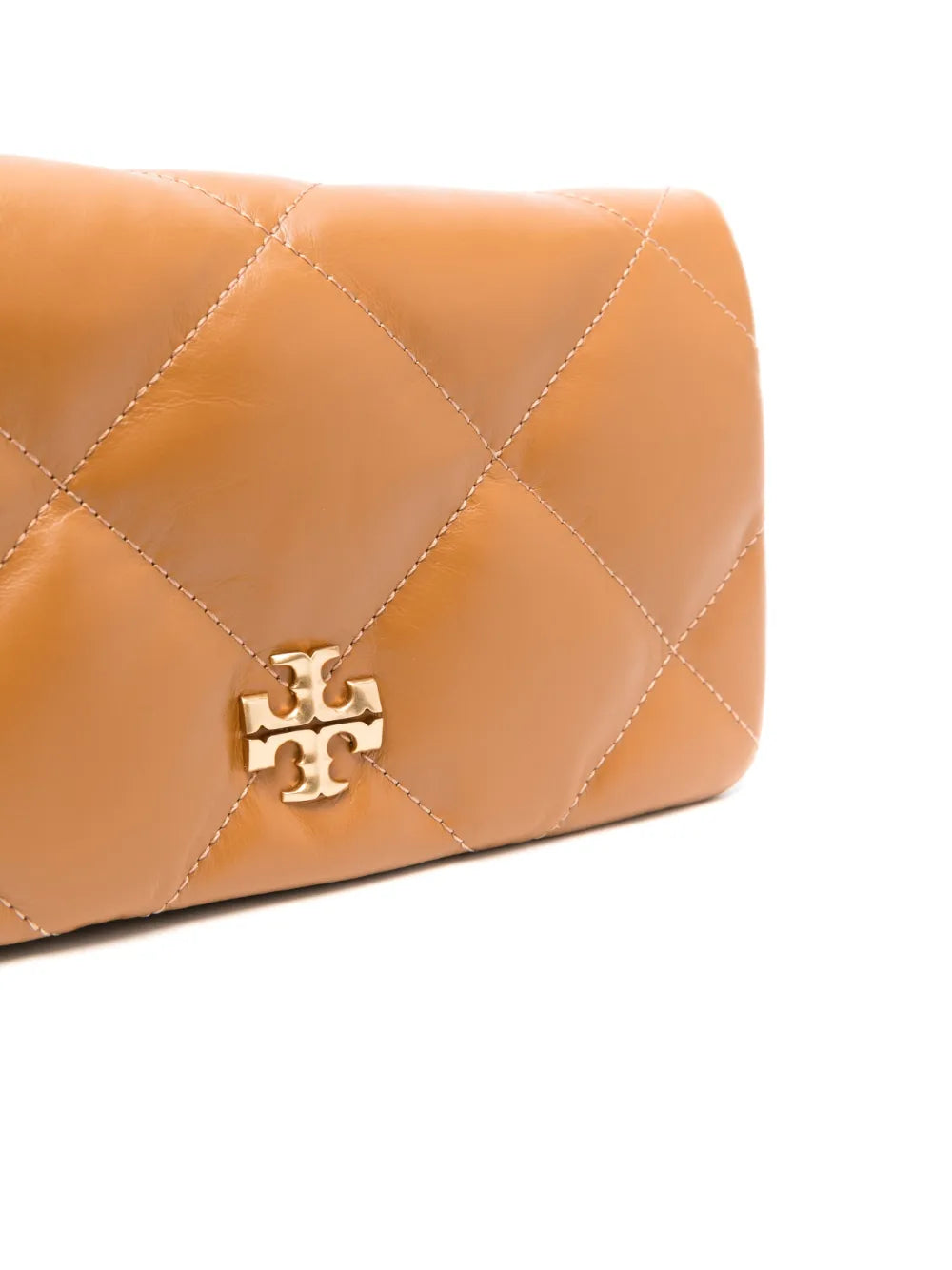 Kira diamond-quilted wallet-on-chain