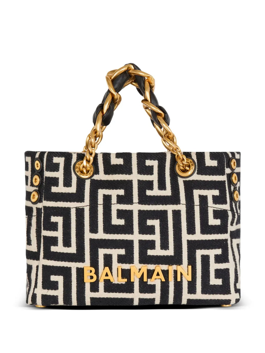 small 1945 Soft jacquard tote bag