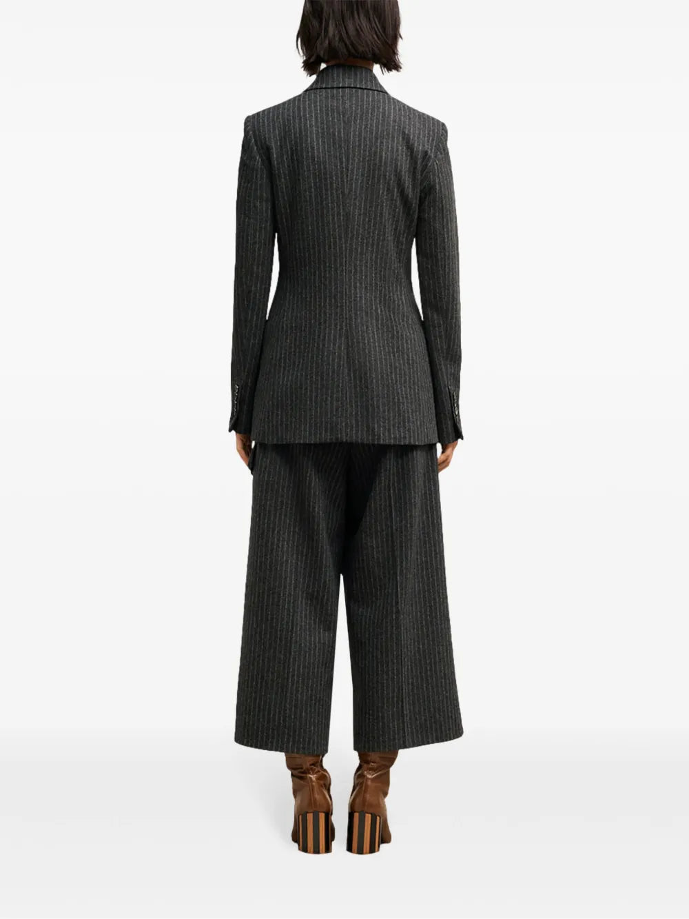 double-breasted wool coat