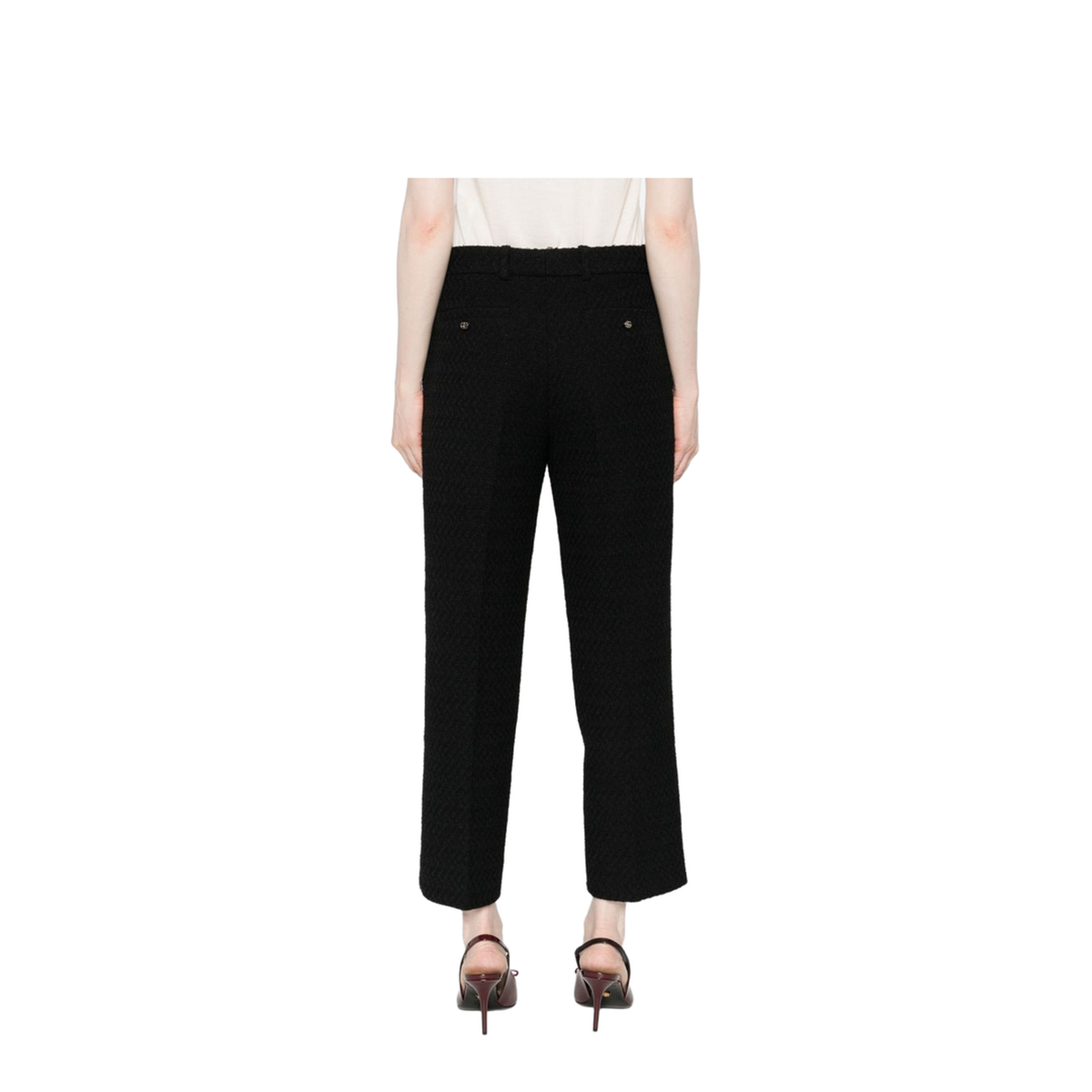 Wool Tweed Trousers
