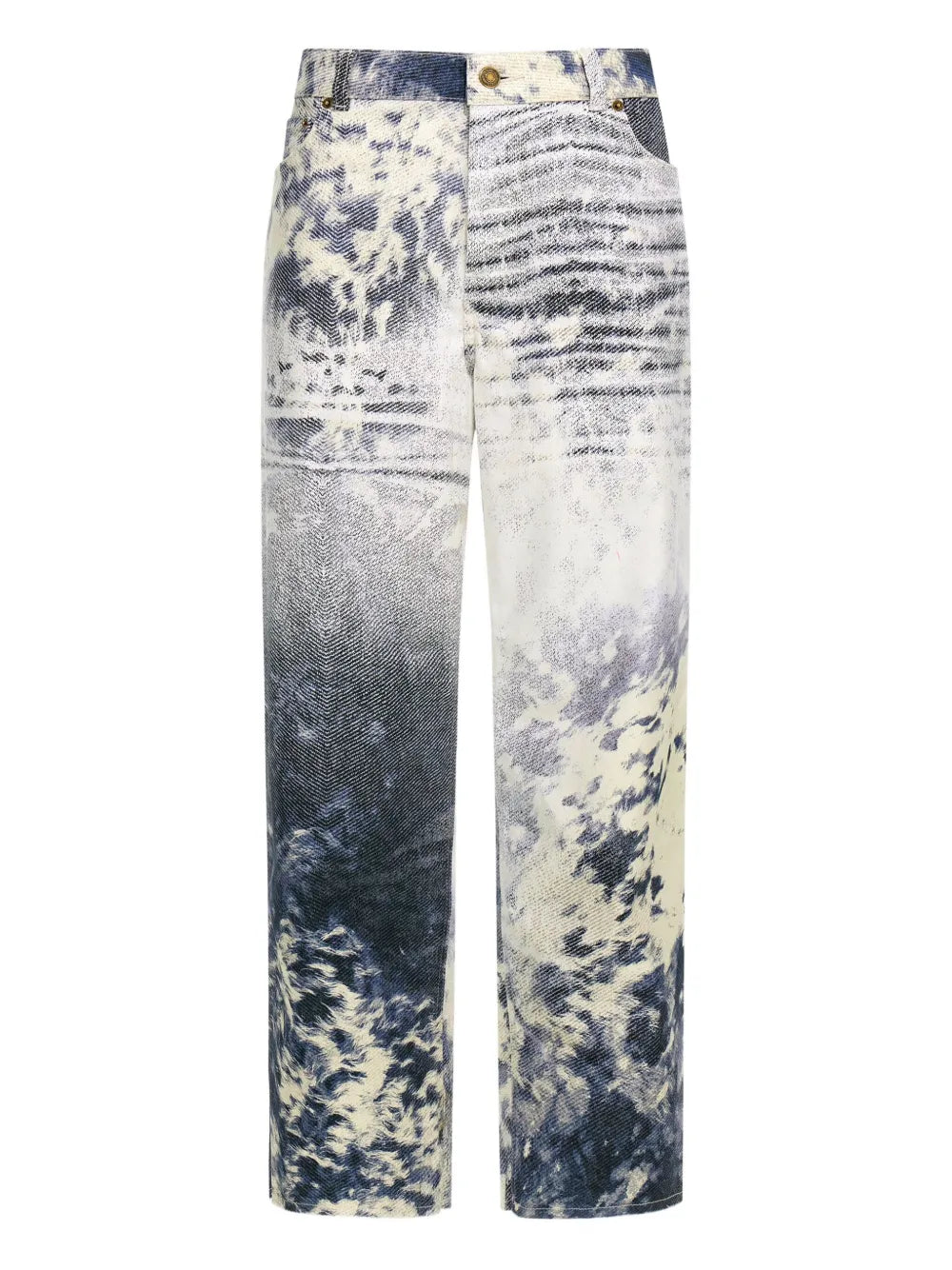 Appaloosa-print jeans