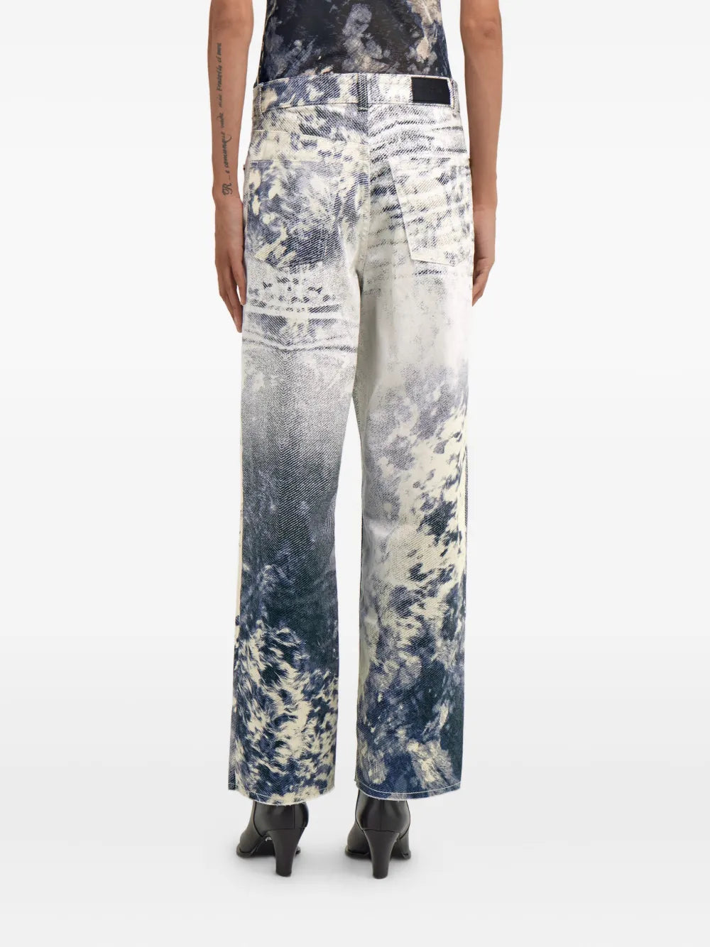 Appaloosa-print jeans