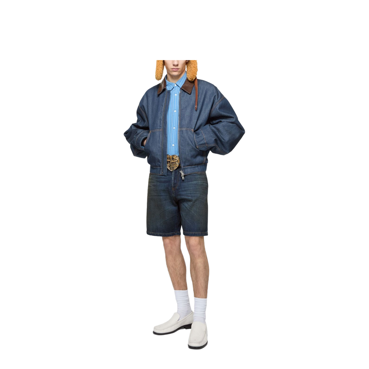 Coat in Blue