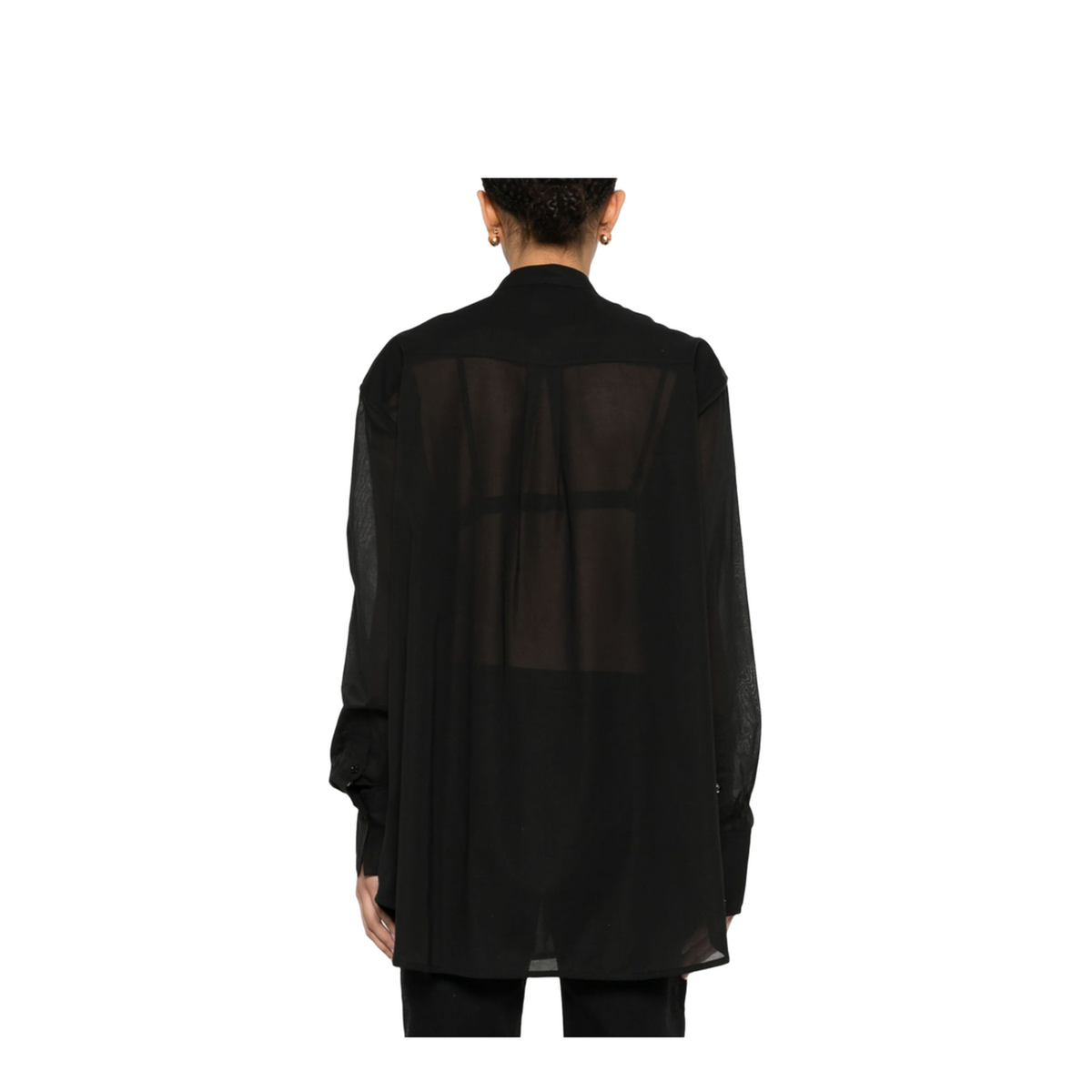 Stand Collar Organic Cotton Shirt
