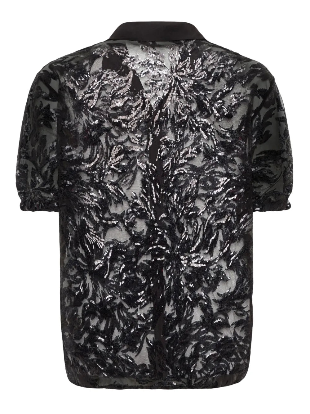sequin embellishment shirt
