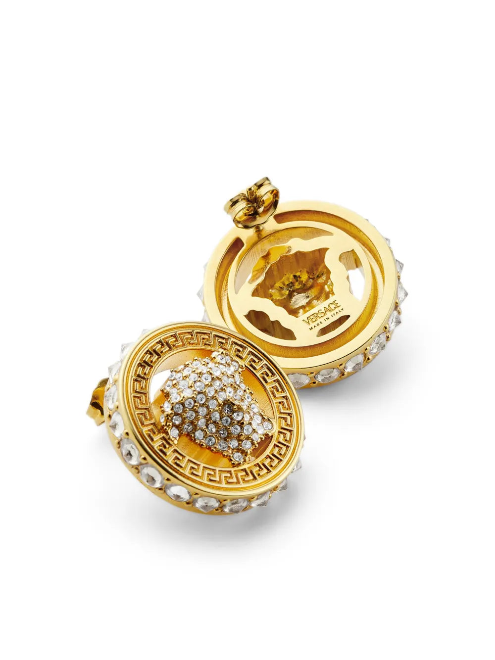 Medusa '95 crystal stud earrings
