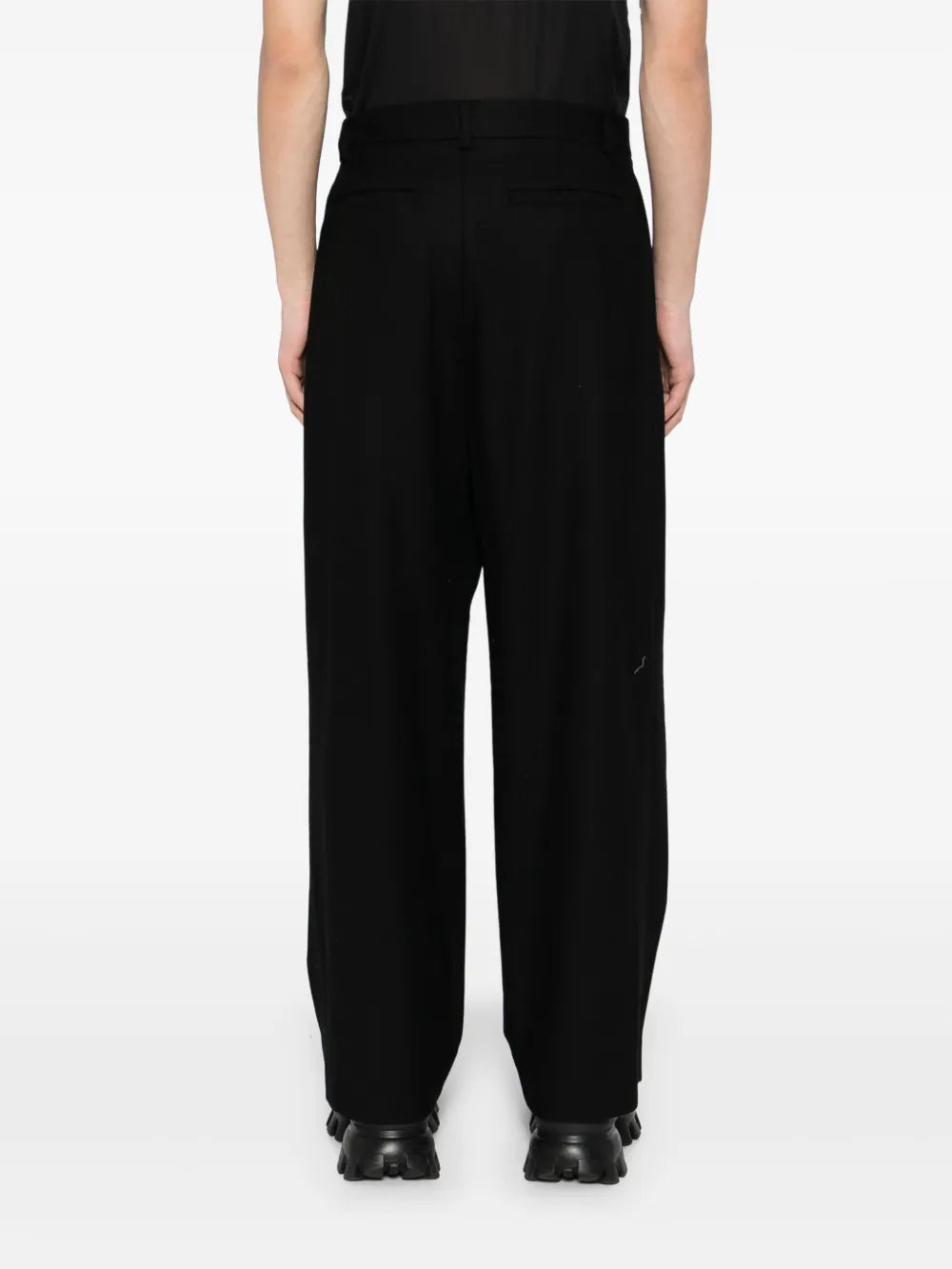 double-tuck trousers