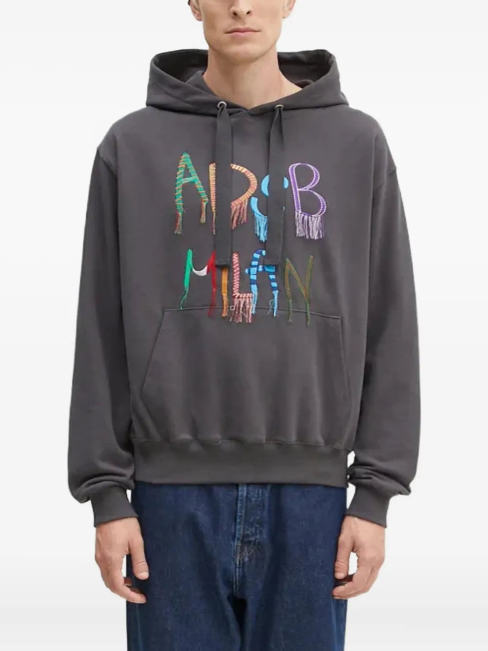 embroidered-logo Hoodie