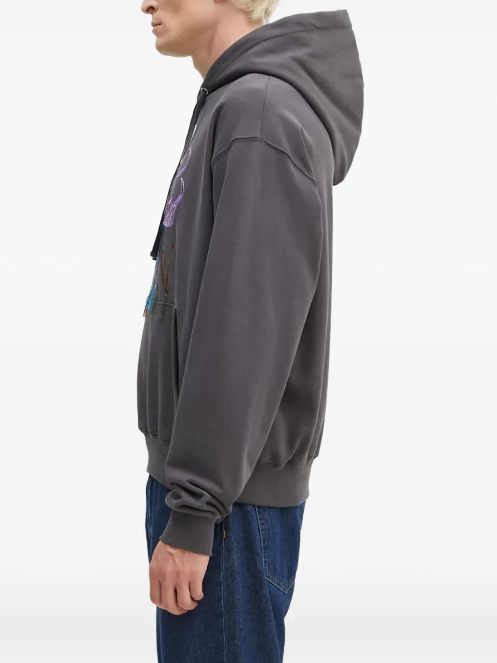 embroidered-logo Hoodie