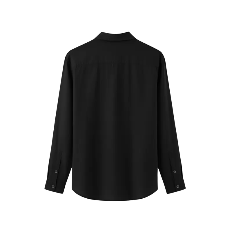 LINEN SHIRT BLACK