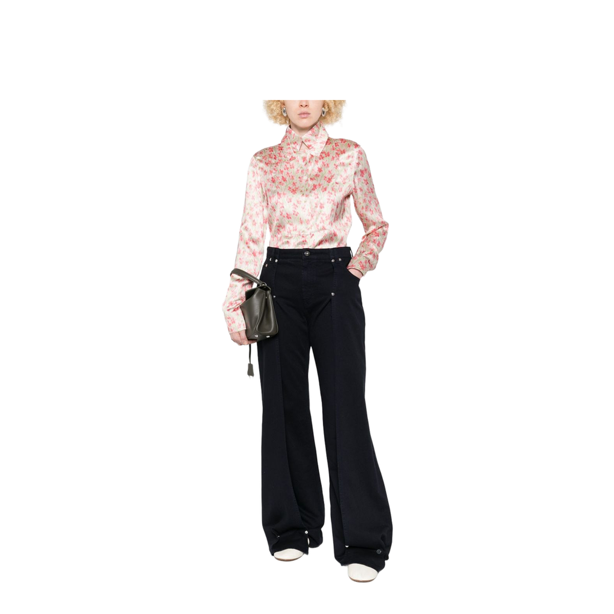 Shirt in Viscose White