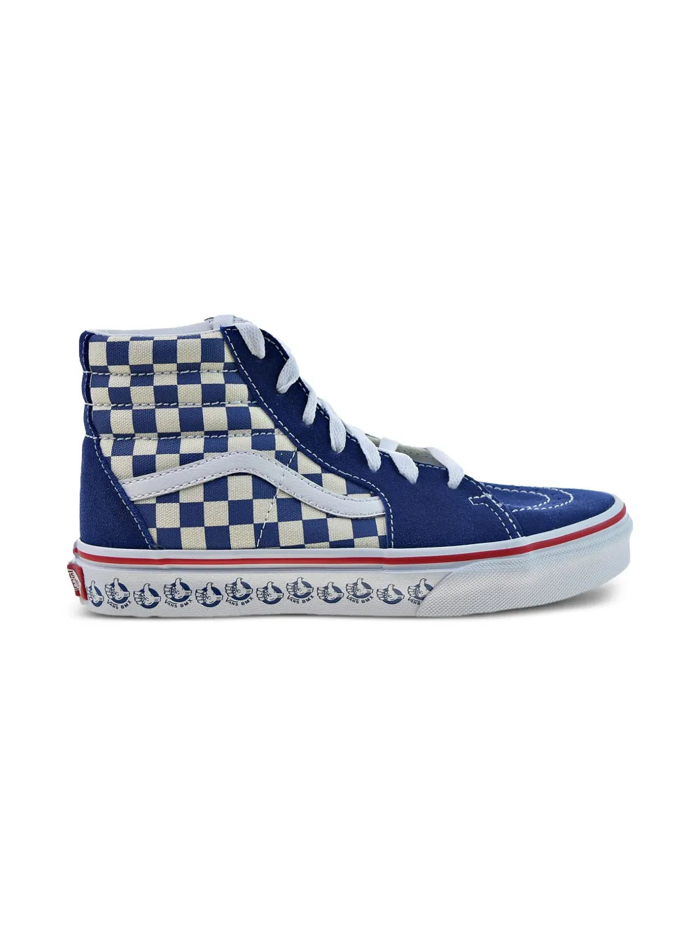 SK8-HI Checkerboard "True Navy/White" sneakers