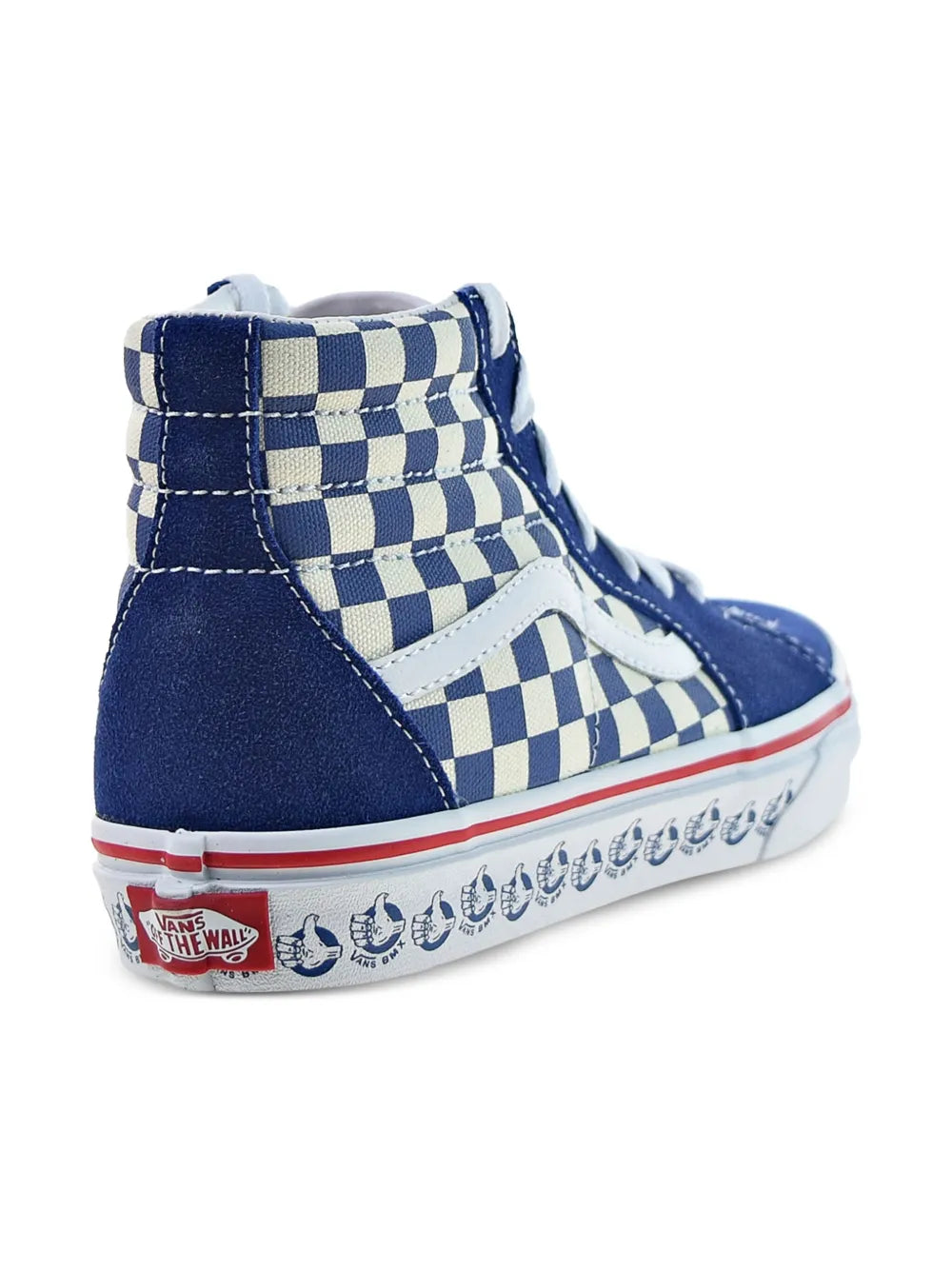 SK8-HI Checkerboard "True Navy/White" sneakers