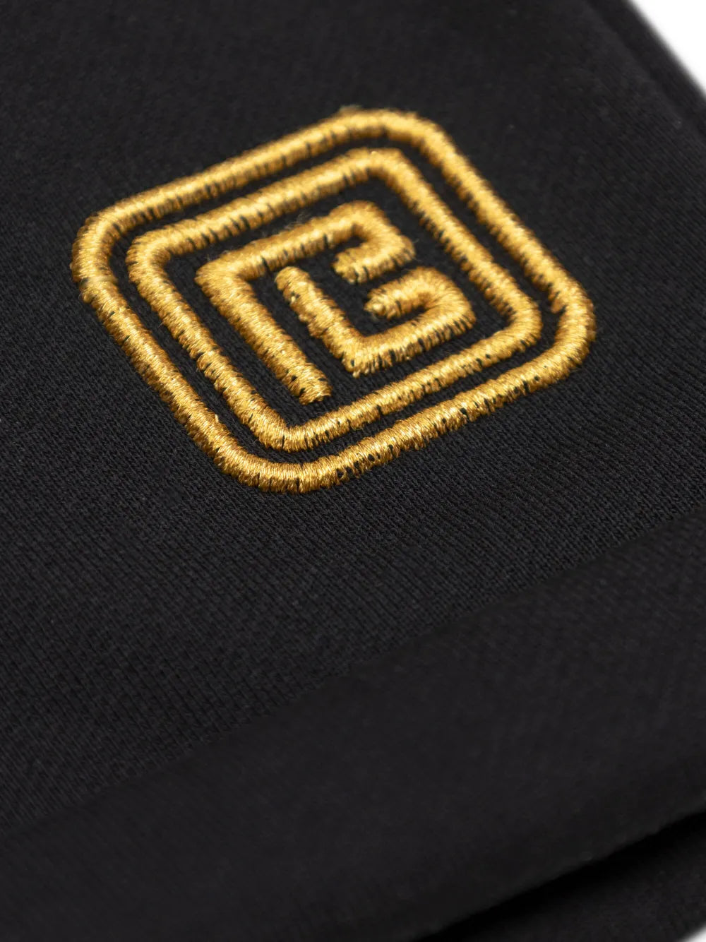 embroidered-logo shorts