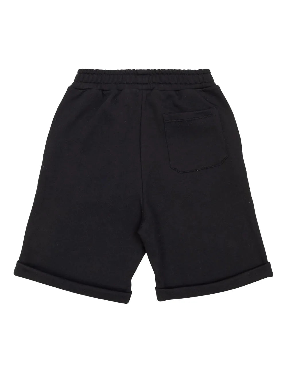 embroidered-logo shorts