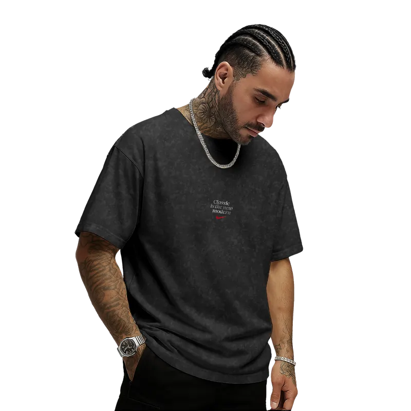 Myugen Nike Bitches Acid Wash Oversized T-Shirt Black