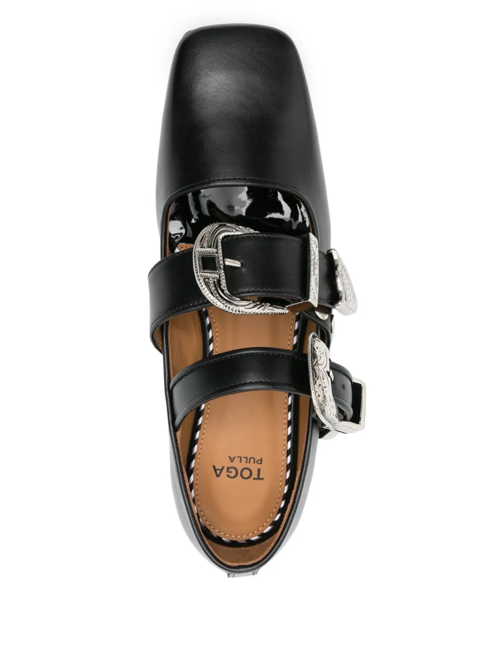 buckle-detail ballet flats