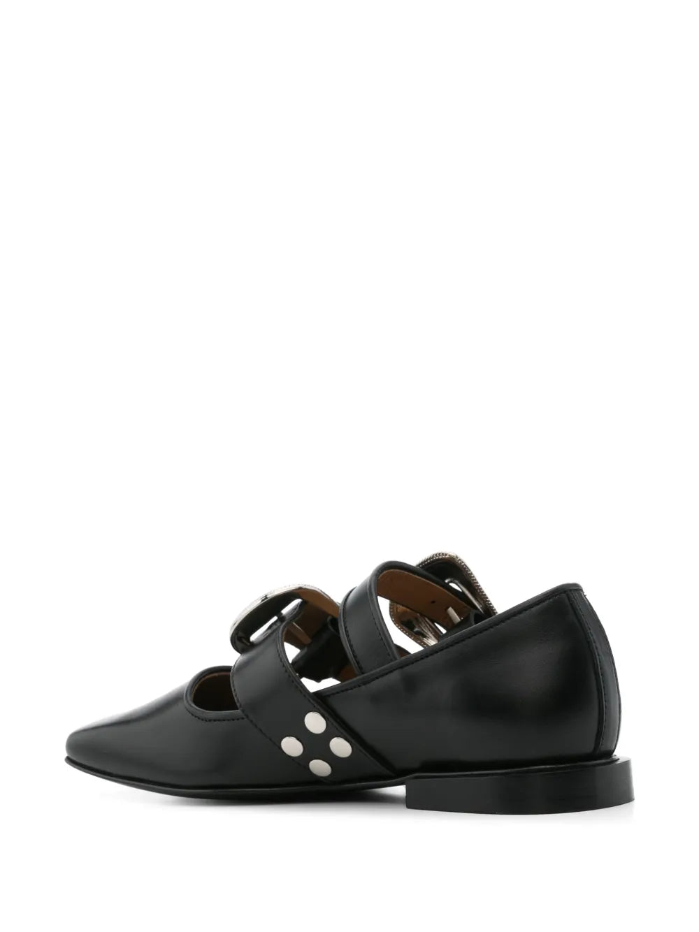buckle-detail ballet flats