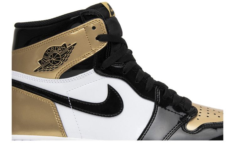 Jordan 1 Retro High NRG Patent Gold Toe