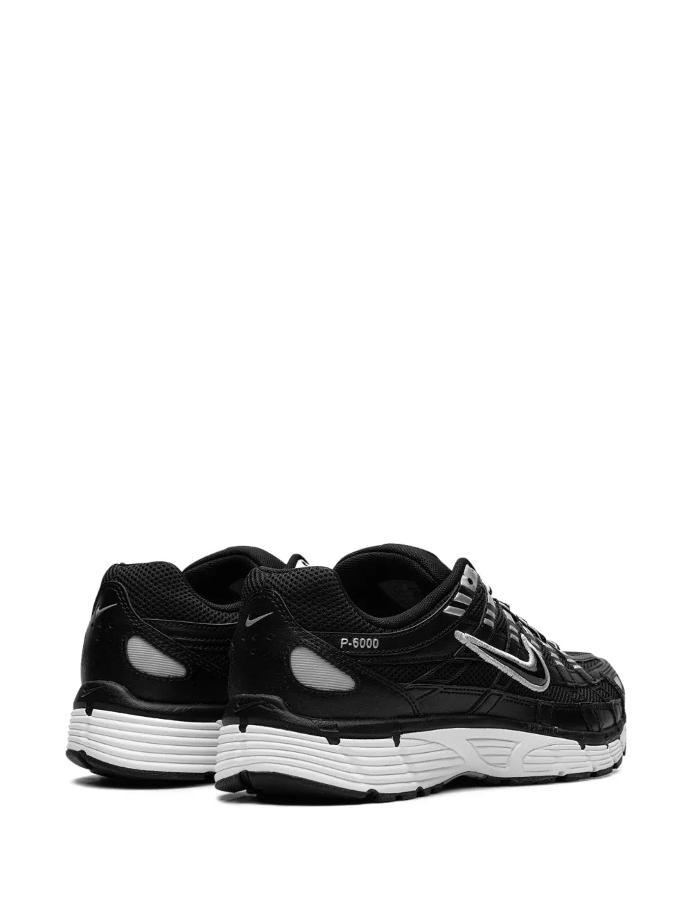 P-6000 "Black/White/Metallic Silver" sneakers
