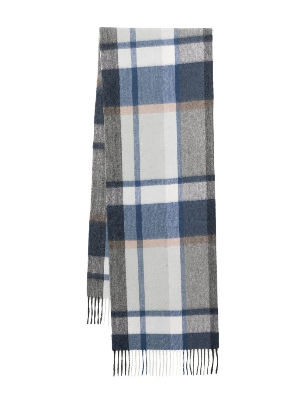 cashmere checked scarf