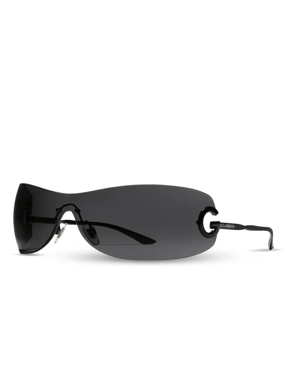 logo-detail wraparound sunglasses
