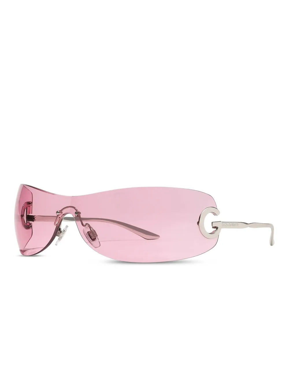 curved-frame sunglasses