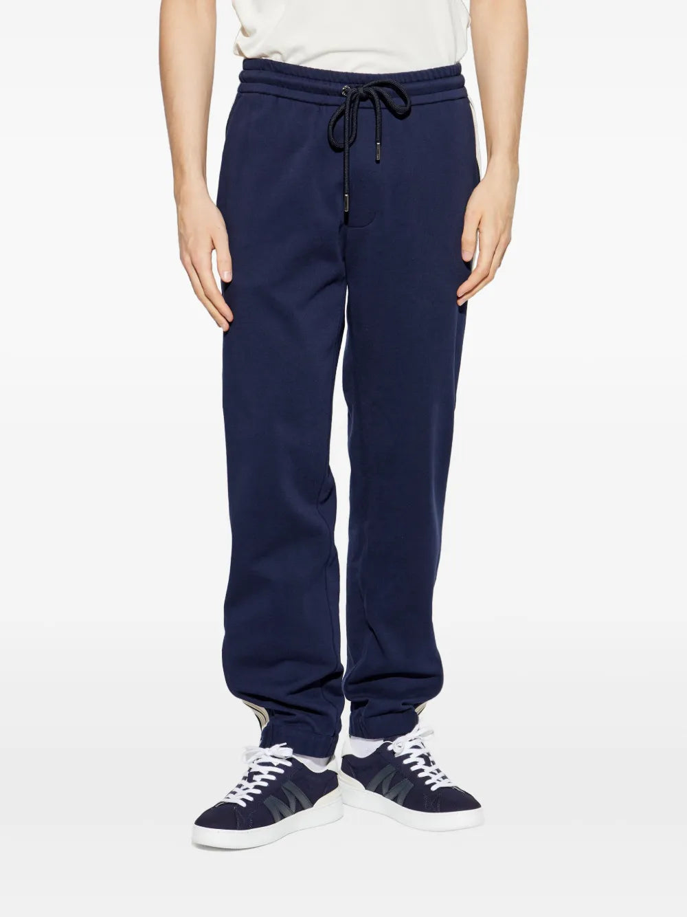 striped track pants