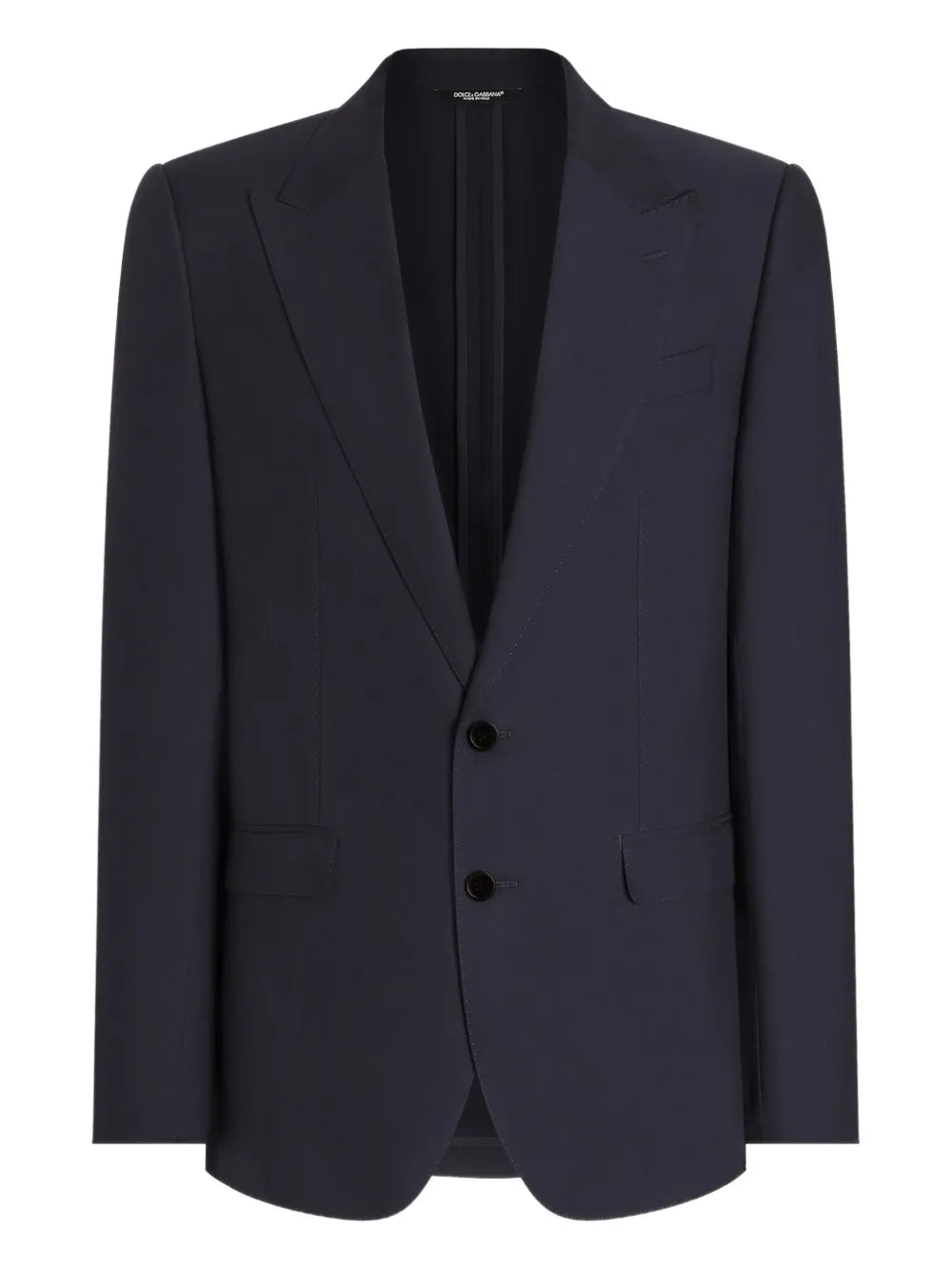 peak-lapel tailored blazer