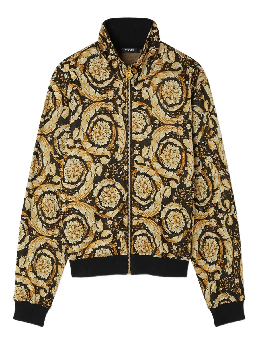 Barocco jacquard sweatshirt