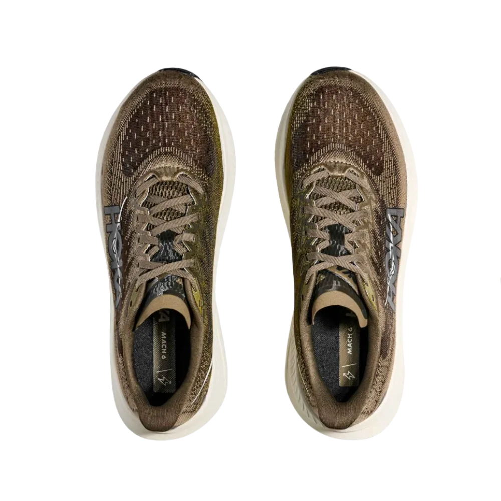 Hoka Mach 6 Antique Olive/Truffle Salt
