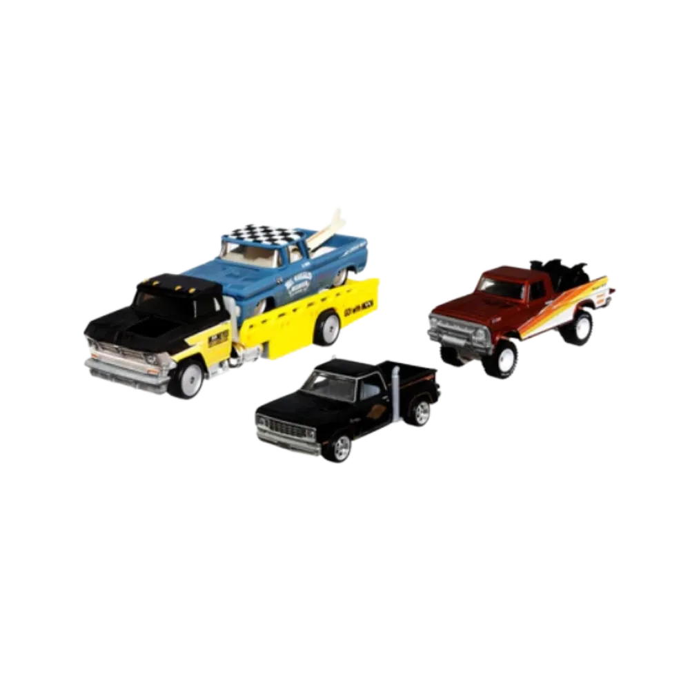 Hot Wheels Premium Horizon Hauler 1978 Dodge Custom '62 Pickup Set