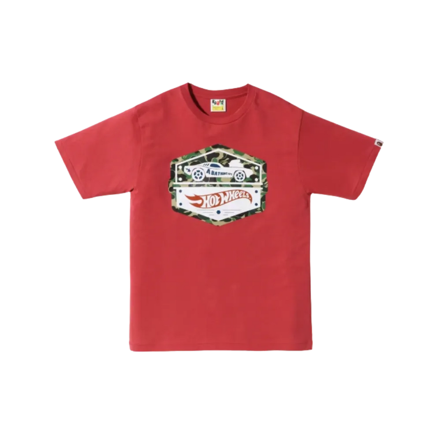 BAPE x Hot Wheels Car Exclusive T-Shirt Red
