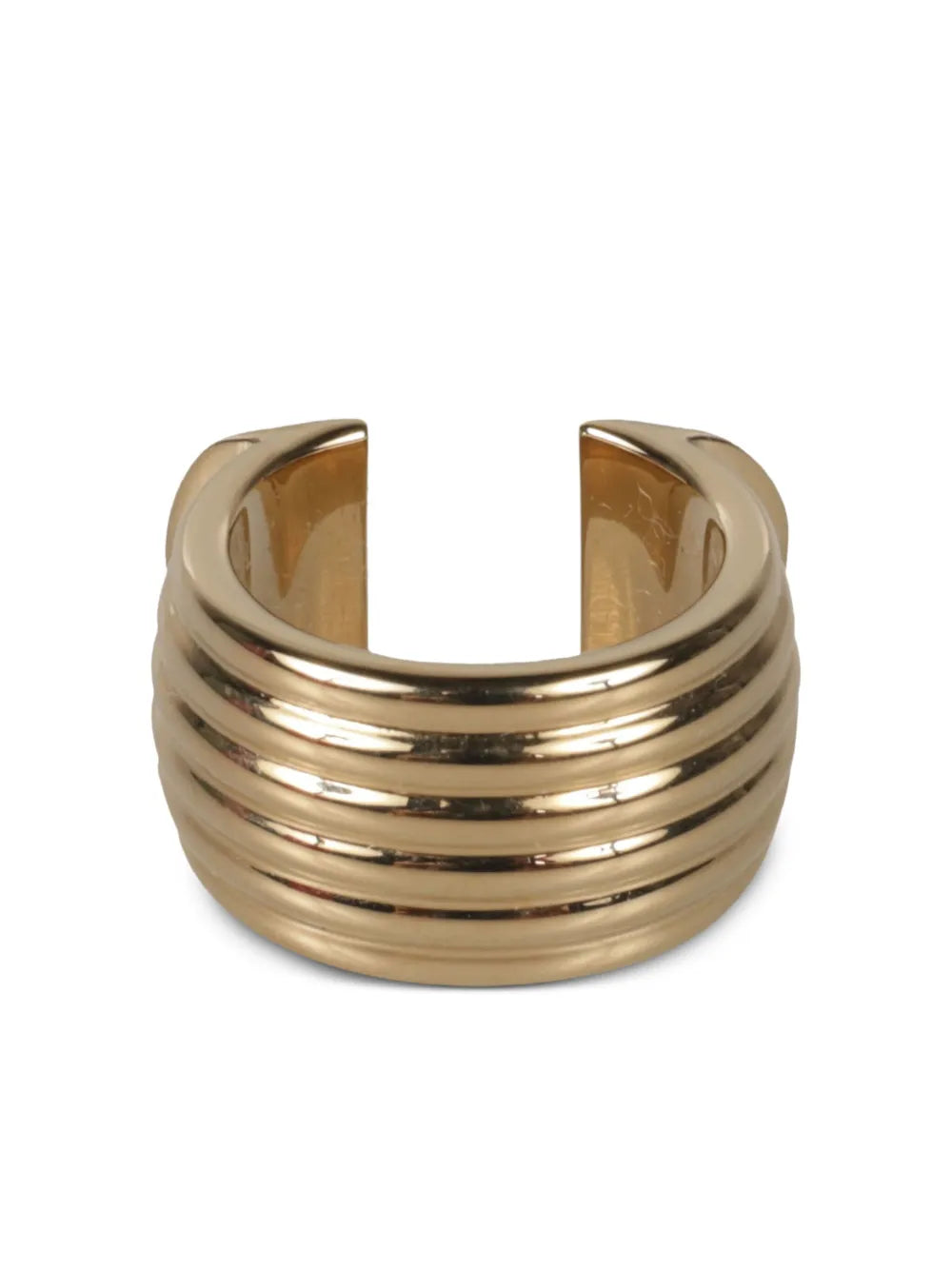 ribbed open-design ring