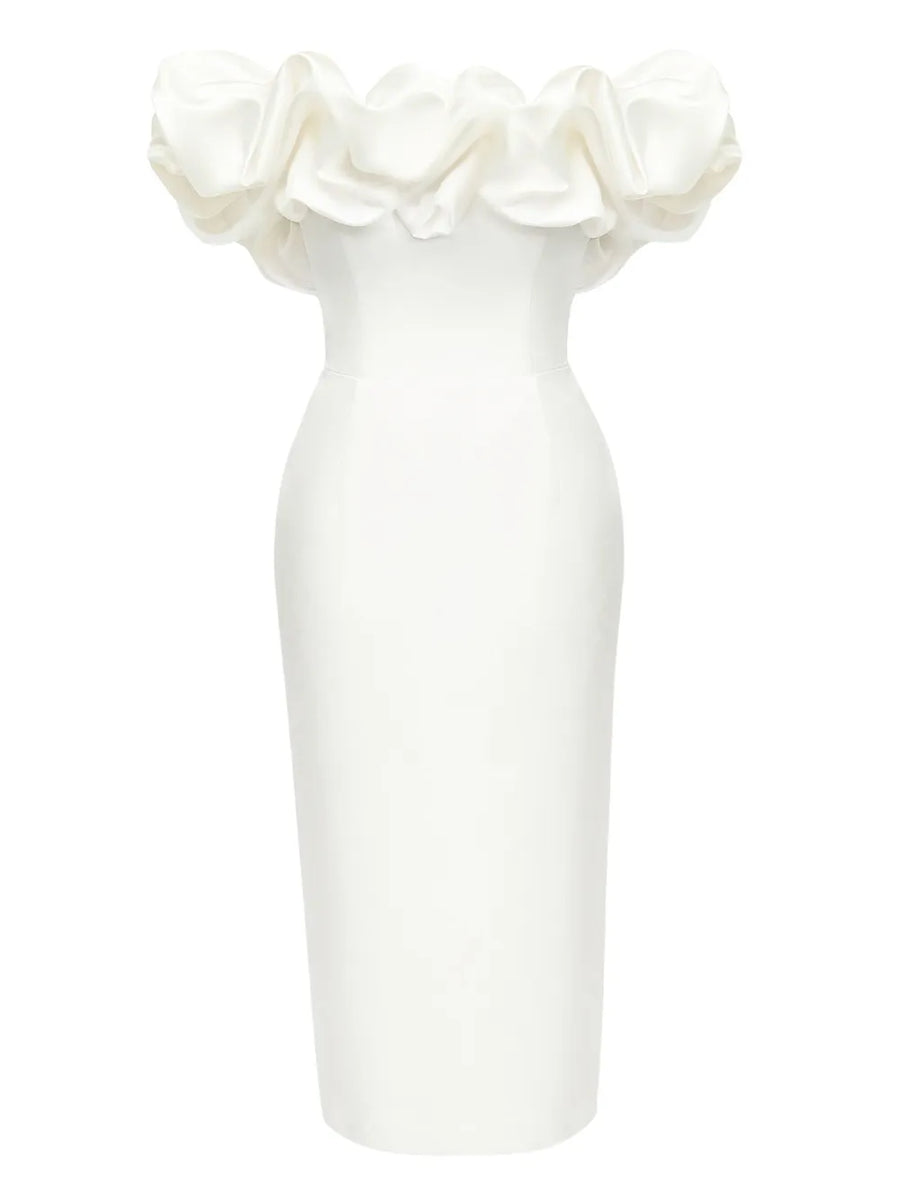 Meringue midi dress